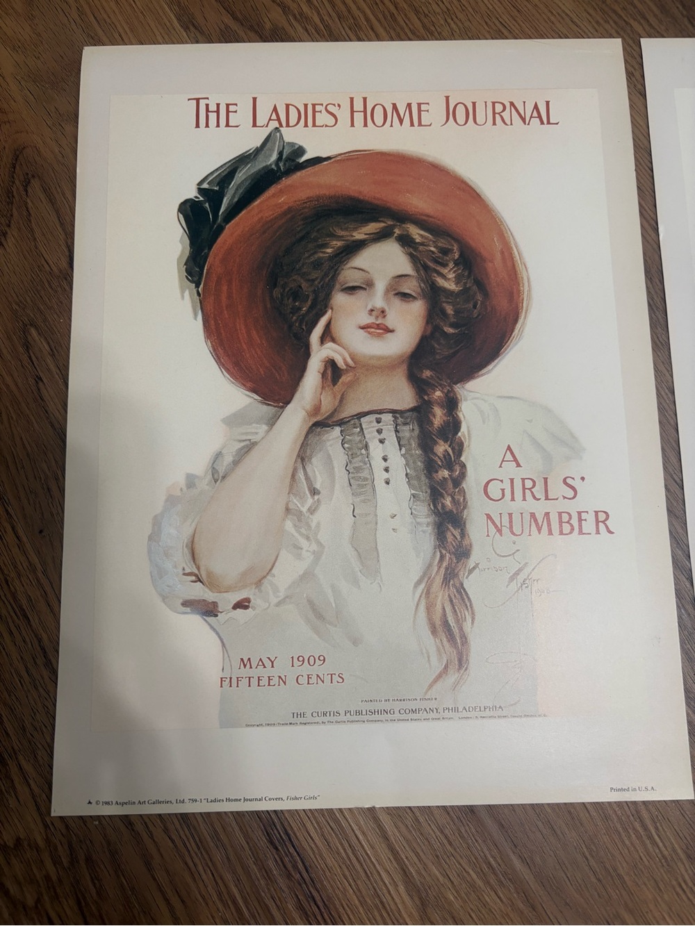 Vintage The Ladies' Home Journal Cover Print - Harrison Fisher